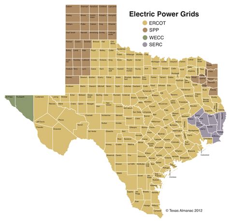 texas electrical grid map